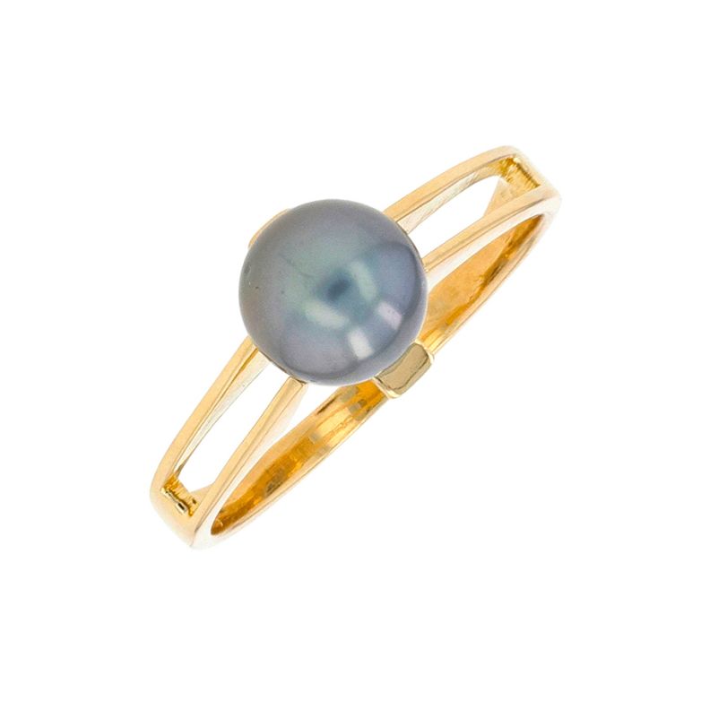 Bague perle or jaune 3.70g Comme neuf -  reconditionné disponible sur Gemme Les Bijoux